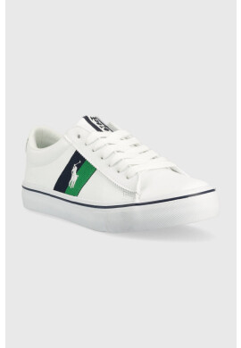 Polo Ralph Lauren Детски ниски кецове в бяло - Pepit.bg