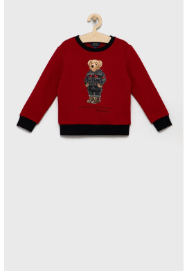 Polo Ralph Lauren Детски суичър в черно с принт - Pepit.bg