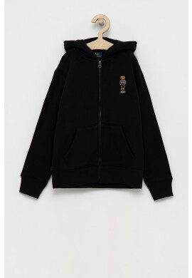 Polo Ralph Lauren Детски суичър в черно с принт - Pepit.bg
