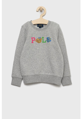 Polo Ralph Lauren Детски суичър в сиво с принт - Pepit.bg