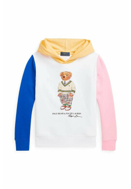 Polo Ralph Lauren Детски суичър в бяло с принт - Pepit.bg