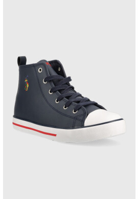 Polo Ralph Lauren Детски високи кецове в тъмносиньо - Pepit.bg