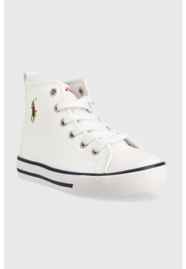 Polo Ralph Lauren Детски високи кецове в бяло - Pepit.bg