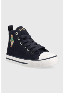 Polo Ralph Lauren Детски високи кецове в тъмносиньо - Pepit.bg