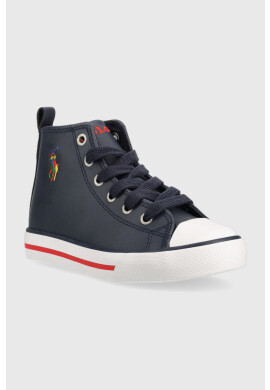 Polo Ralph Lauren Детски високи кецове в тъмносиньо - Pepit.bg