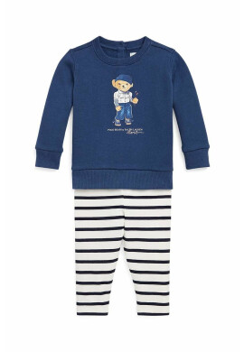 Polo Ralph Lauren Комплект за бебета в тъмносиньо - Pepit.bg