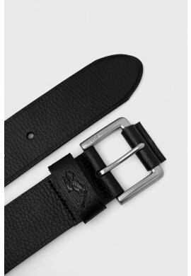 Polo Ralph Lauren Кожен колан мъжки в черно - Pepit.bg