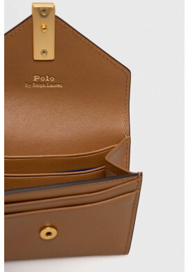 Polo Ralph Lauren Кожен портфейл мъжки в кафяво - Pepit.bg