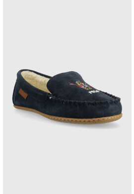 Polo Ralph Lauren Кожени чехли Collins Bear Collins Bear в тъмносиньо RF103885 - Pepit.bg