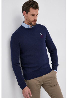 Polo Ralph Lauren Памучен пуловер мъжки в бяло - Pepit.bg