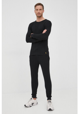 Polo Ralph Lauren Панталони мъжко в черно с изчистен дизайн - Pepit.bg