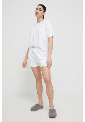 Polo Ralph Lauren Пижама дамска в бяло - Pepit.bg