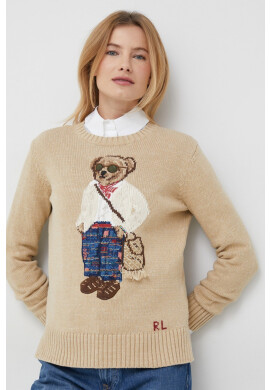 Polo Ralph Lauren Пуловер дамски в бежово - Pepit.bg