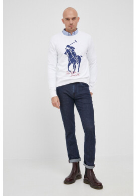 Polo Ralph Lauren Риза мъжка в розово с кройка по тялото с яка с копче - Pepit.bg