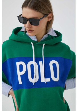 Polo Ralph Lauren Рокля в зелено къс модел с уголемена кройка - Pepit.bg