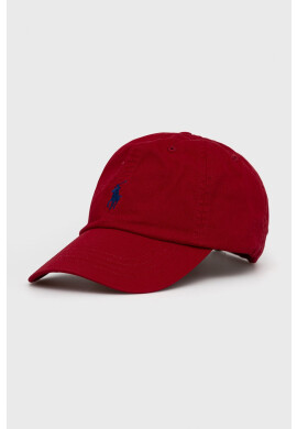 Polo Ralph Lauren Шапка в бордо с апликация - Pepit.bg