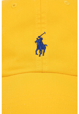 Polo Ralph Lauren Шапка в жълто с изчистен дизайн - Pepit.bg