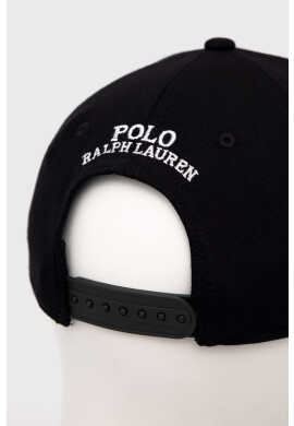 Polo Ralph Lauren Шапка в черно с изчистен дизайн - Pepit.bg