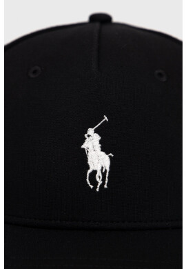 Polo Ralph Lauren Шапка в черно с изчистен дизайн - Pepit.bg