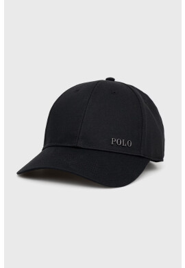 Polo Ralph Lauren Шапка в черно с изчистен дизайн - Pepit.bg