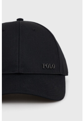Polo Ralph Lauren Шапка в черно с изчистен дизайн - Pepit.bg