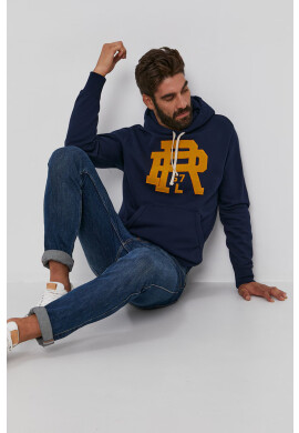 Polo Ralph Lauren Суичър мъжки в тъмносиньо с апликация - Pepit.bg