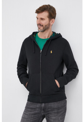 Polo Ralph Lauren Суичър мъжки в черно с изчистен дизайн - Pepit.bg