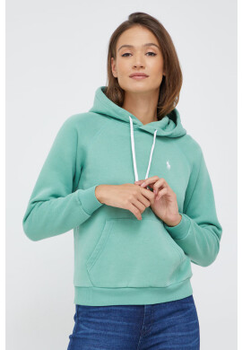Polo Ralph Lauren Суичър в зелено с изчистен дизайн - Pepit.bg