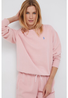 Polo Ralph Lauren Суичър в розово с изчистен дизайн - Pepit.bg