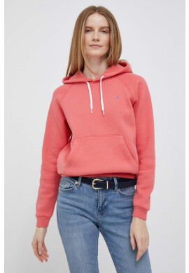 Polo Ralph Lauren Суичър в розово с качулка с изчистен дизайн - Pepit.bg