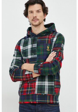 Polo Ralph Lauren Суичър с качулка с десен - Pepit.bg