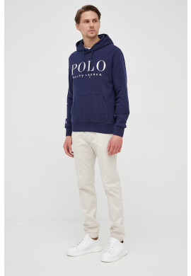 Polo Ralph Lauren Суичър мъжка в тъмносиньо с апликация - Pepit.bg