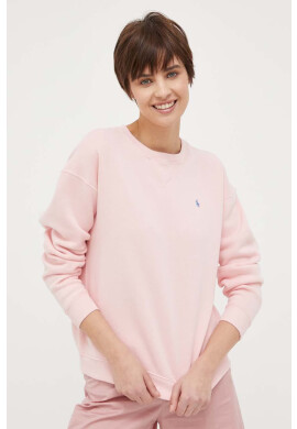 Polo Ralph Lauren Суичър в розово с изчистен дизайн - Pepit.bg