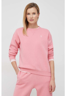 Polo Ralph Lauren Суичър в розово с изчистен дизайн - Pepit.bg