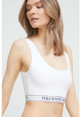 Polo Ralph Lauren Сутиен в бяло с изчистен дизайн - Pepit.bg