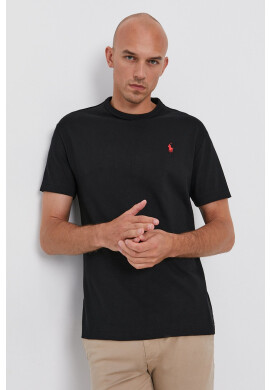 Polo Ralph Lauren Тениска мъжка в черно с изчистен дизайн - Pepit.bg
