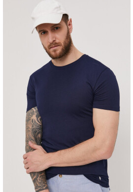 Polo Ralph Lauren Тениска (3 броя) мъжка в тъмносиньо с изчистен дизайн - Pepit.bg