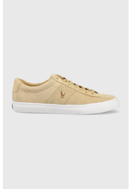 Polo Ralph Lauren Велурени кецове SAYER в бежово 816893732003 - Pepit.bg