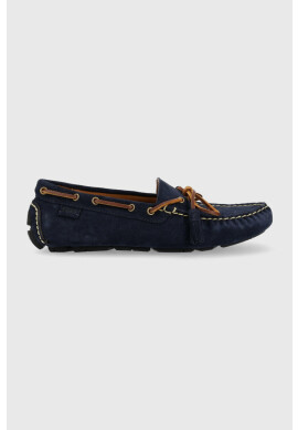 Polo Ralph Lauren Велурени мокасини Anders в тъмносиньо 803764303004 - Pepit.bg
