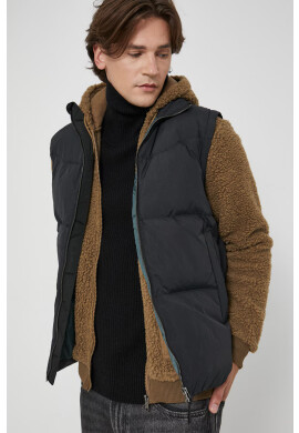 Premium by Jack&Jones Елек мъжки в черно със зимна изолация - Pepit.bg
