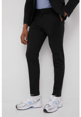 Premium by Jack&Jones Панталони мъжко в сиво с кройка по тялото - Pepit.bg