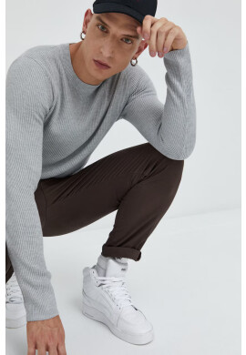 Premium by Jack&Jones Пуловер мъжки в сиво - Pepit.bg