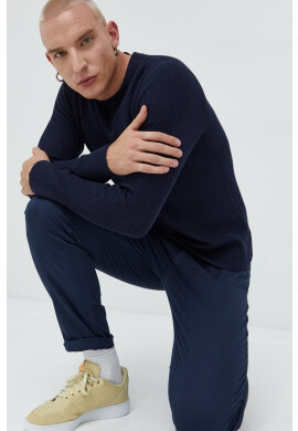 Premium by Jack&Jones Пуловер мъжки в тъмносиньо - Pepit.bg