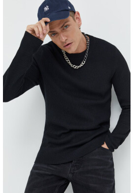 Premium by Jack&Jones Пуловер мъжки в черно - Pepit.bg