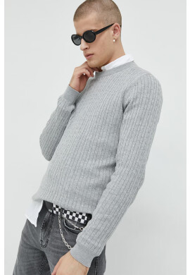 Premium by Jack&Jones Пуловер Dallas мъжки в зелено от лека материя с поло - Pepit.bg