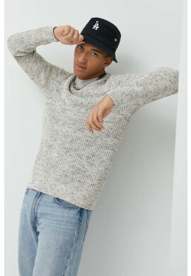 Premium by Jack&Jones Пуловер Karter мъжки в бежово - Pepit.bg