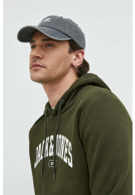 Premium by Jack&Jones Суичър в зелено с качулка с принт - Pepit.bg
