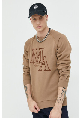 Premium by Jack&Jones Суичър Noel в кафяво с апликация - Pepit.bg