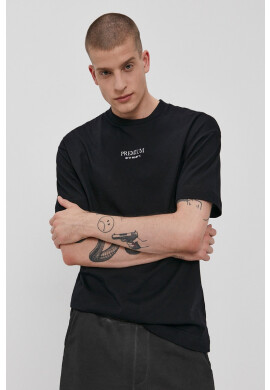 Premium by Jack&Jones Тениска мъжка в черно с принт - Pepit.bg