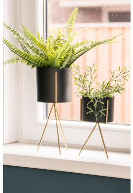 Present Time Комплект кашпи с решетка (2-pack) - Pepit.bg